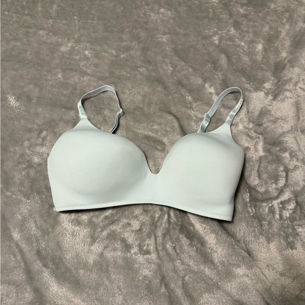 Victoria's Secret Blue Wireless Bra Smooth Comfort